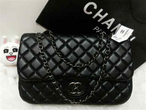 harga tas chanel hitam original|tas chanel.